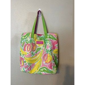 Lilly Pulitzer For Estee Lauder Banana Tote Bag